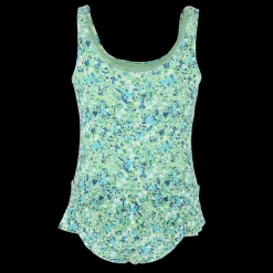 Nice Badedrakt Barn - Pastellgrønn - Flower Paint*Careless Discount