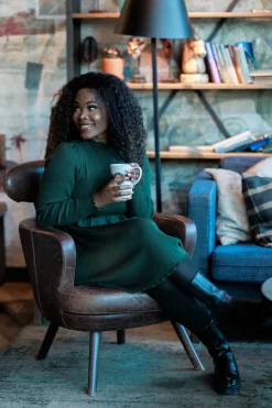 Rib kjole -*Careless Fashion