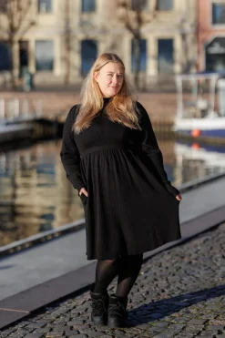 Rib kjole -*Careless New