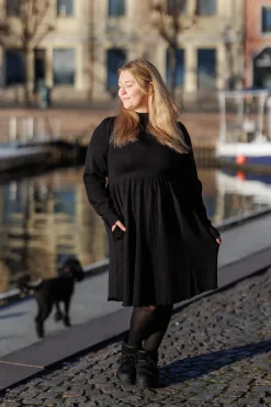 Rib kjole -*Careless New