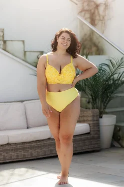 Roma bikinitopp - Gul - Pansy*Careless Online